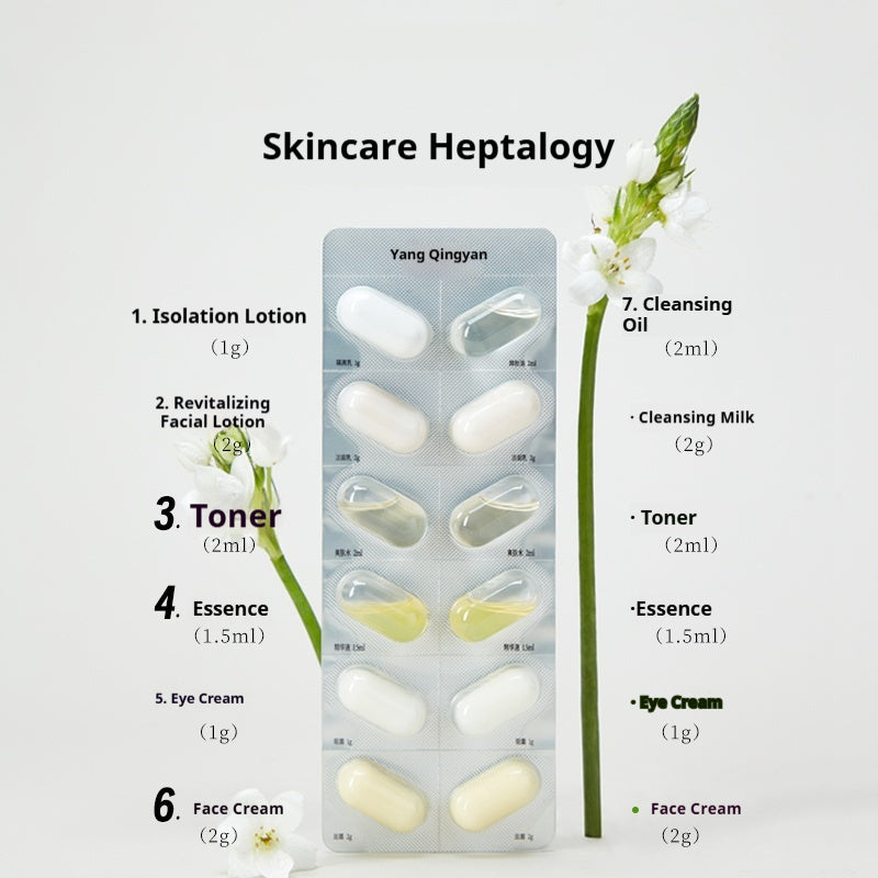 Disposable Water Emulsion Sample Travel Set Genuine Skincare Products