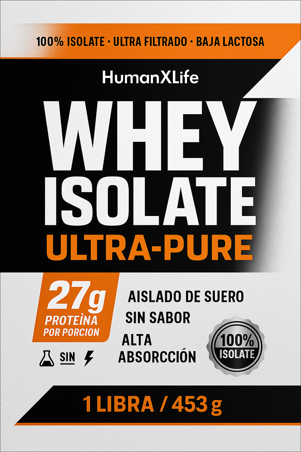 Proteína Aislada Ultra-Pura Puriva – 1 Libra