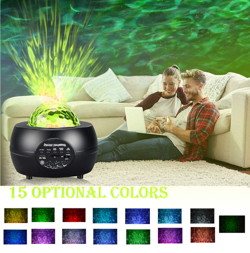 LED Night Light Starry Sky Projector with Bluetooth Wireless Speaker / Cosmos Dreamscape Speaker / Altavoz Paisaje Astral Cosmos