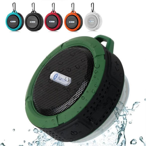 Pocket Blast Speaker / Altavoz Mini Impacto / AquaGrip Pod / Mini Portable Waterproof Bluetooth Speaker with Suction Cup
