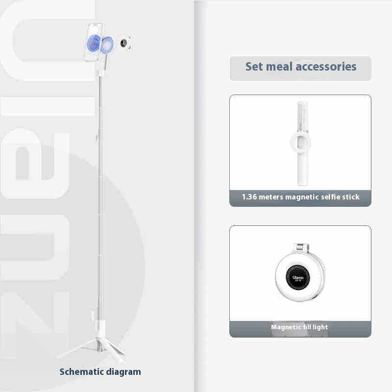 Selfie Stick Bluetooth Selfie For Magnetic Mobile Phone